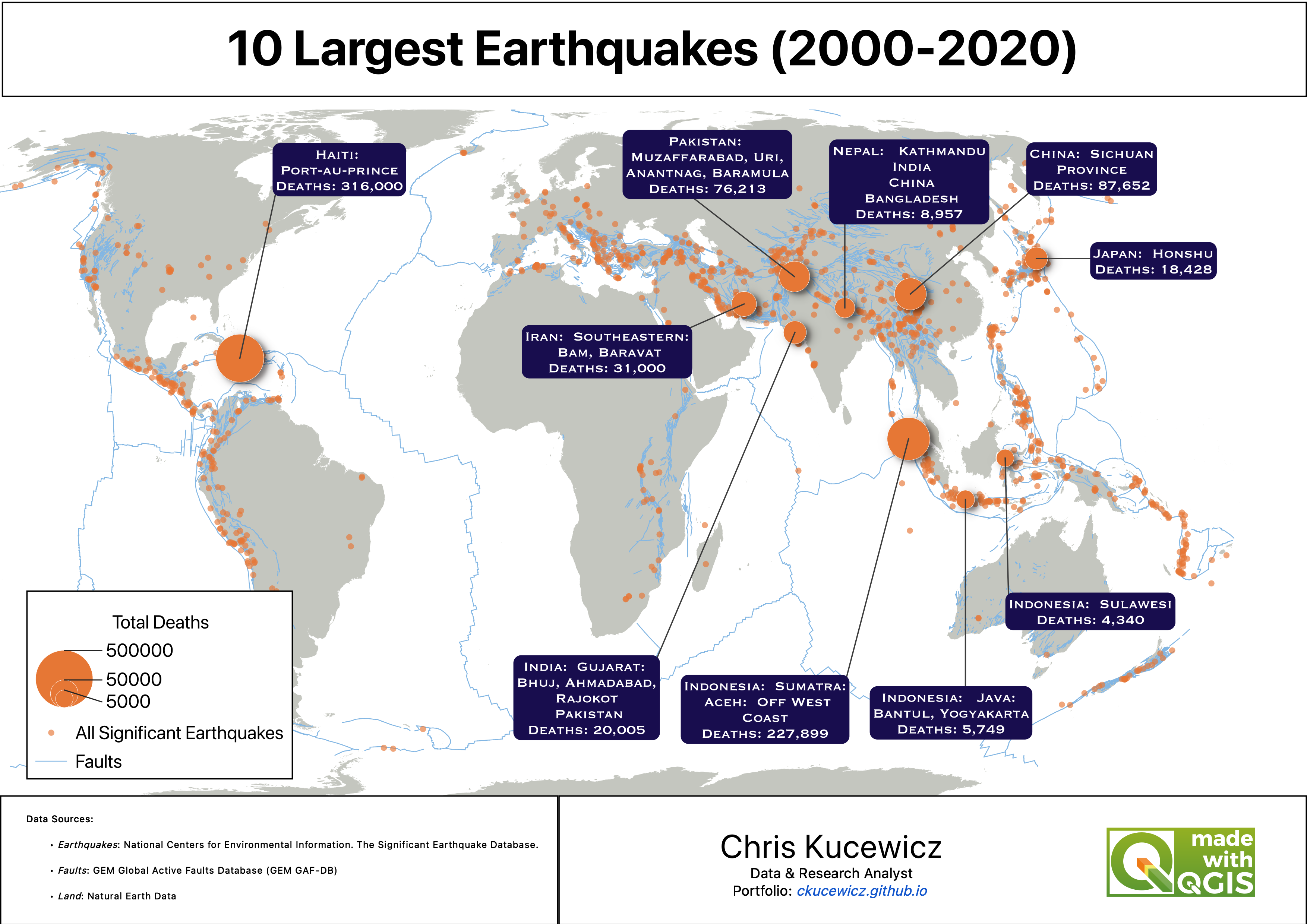Global Earthquake Map